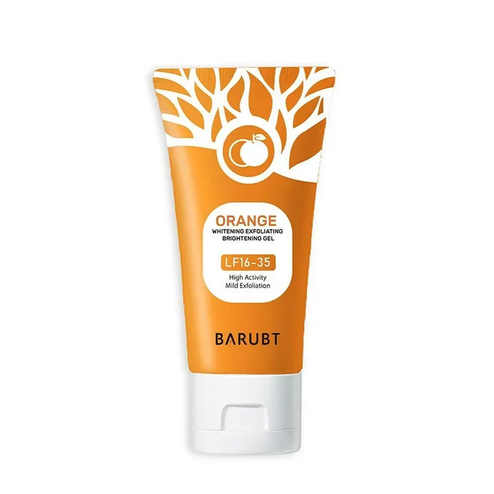50G Orange Exfoliating Gel for Facial Body Gentle Orange Facial Scrub Body Cleansing Gel Dead Skin Remover Scrub Skin Cleaning