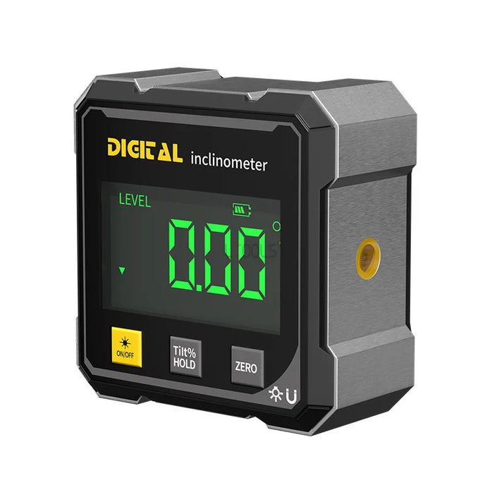 4-Side Magnetic Digital Angle Gauge with Laser Electronic Protractor Horizontometer Inclinometer Angle Ruler Slope Measuring